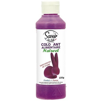 Deco-Relief Natural Velvet Coloured Cocoa Butter- Purple  220g